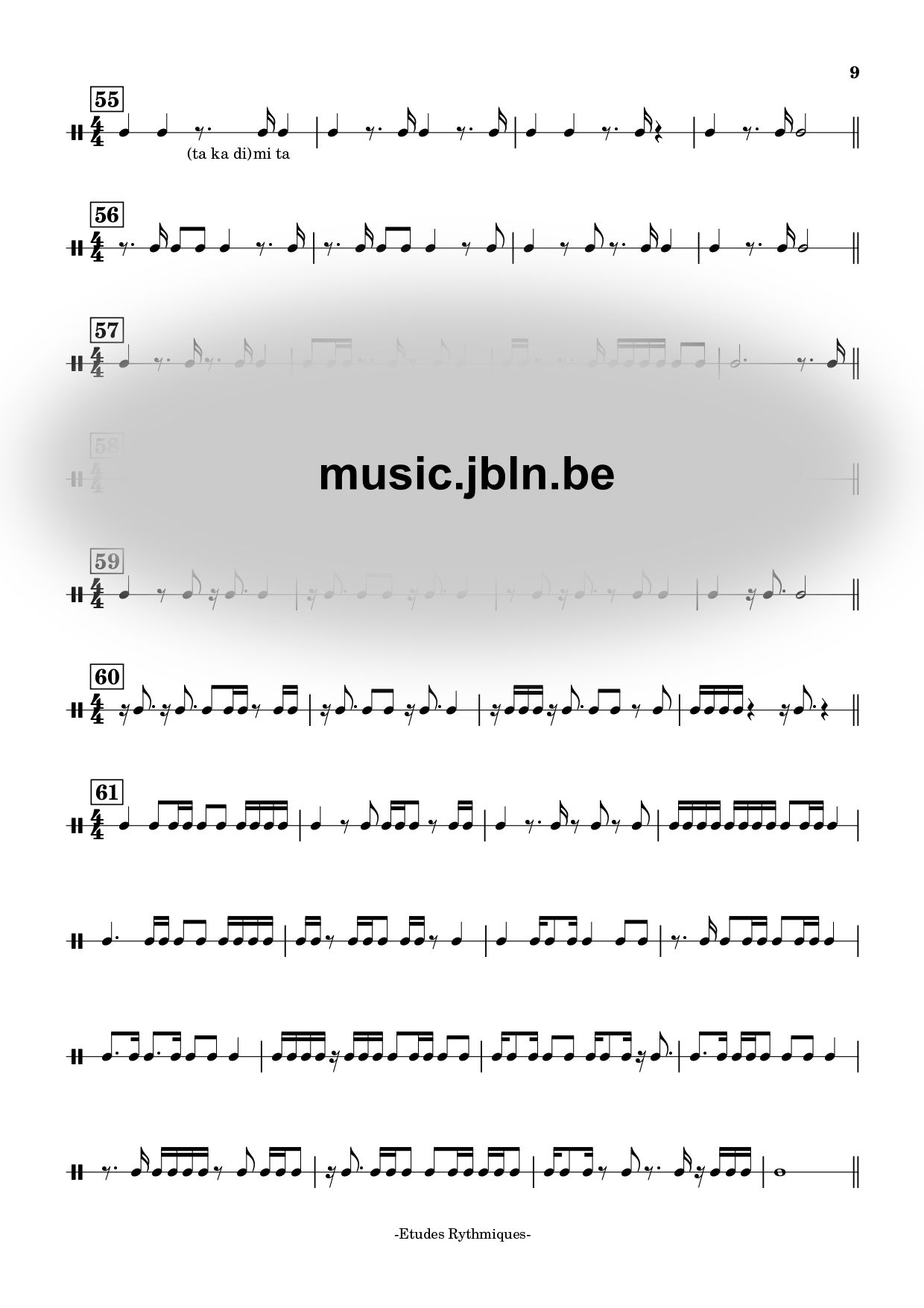 Etudes Rythmiques - Image 5