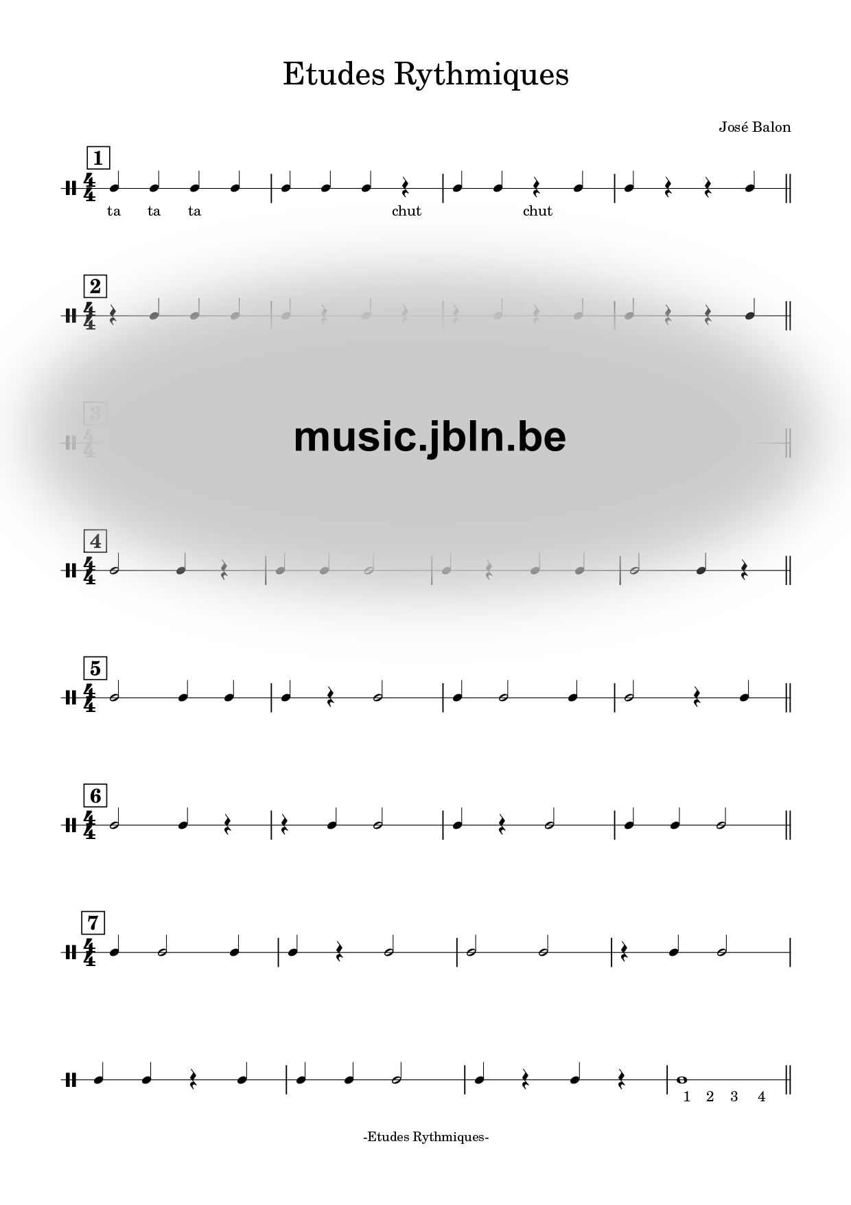 Etudes Rythmiques - Image 2