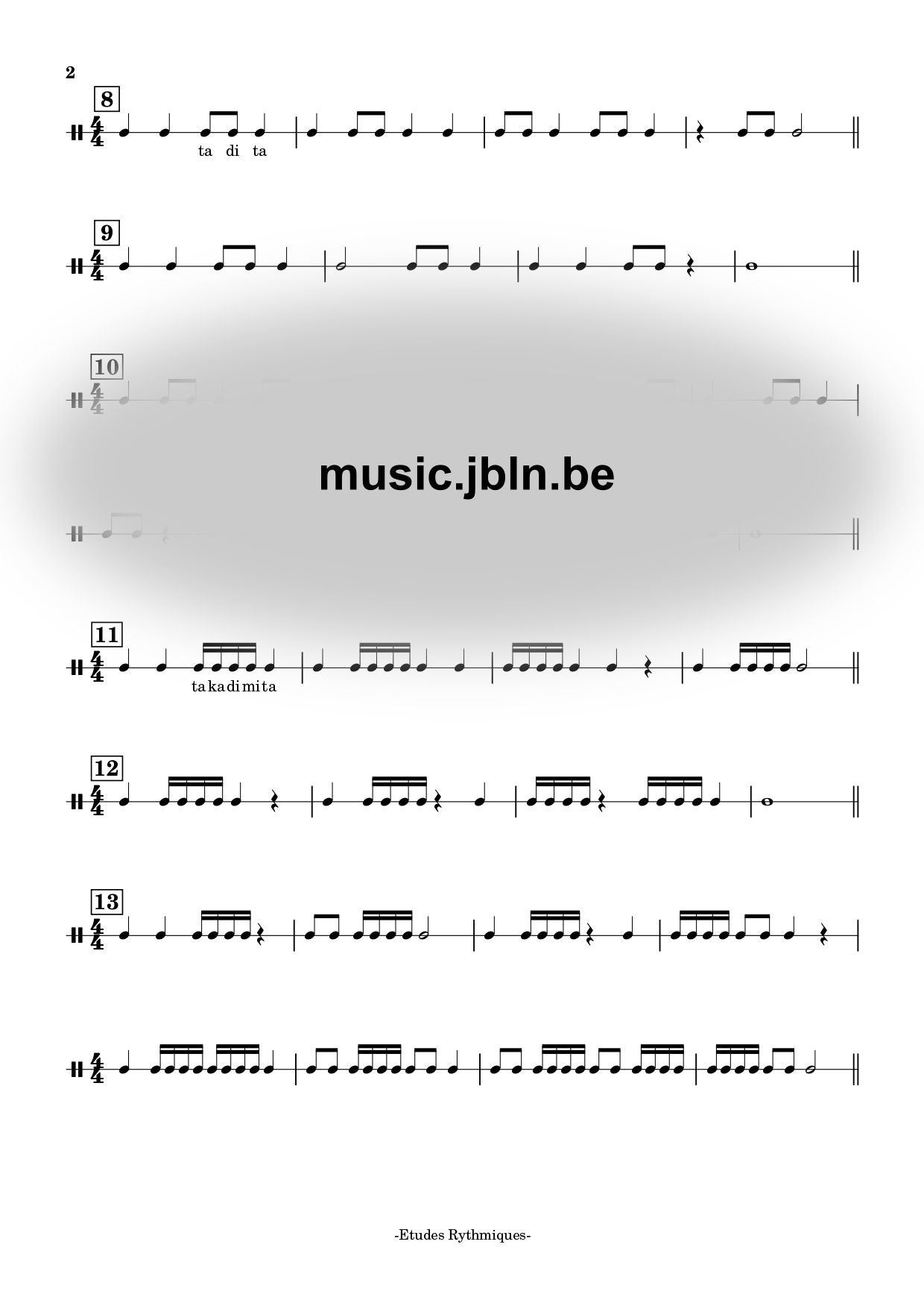 Etudes Rythmiques - Image 3