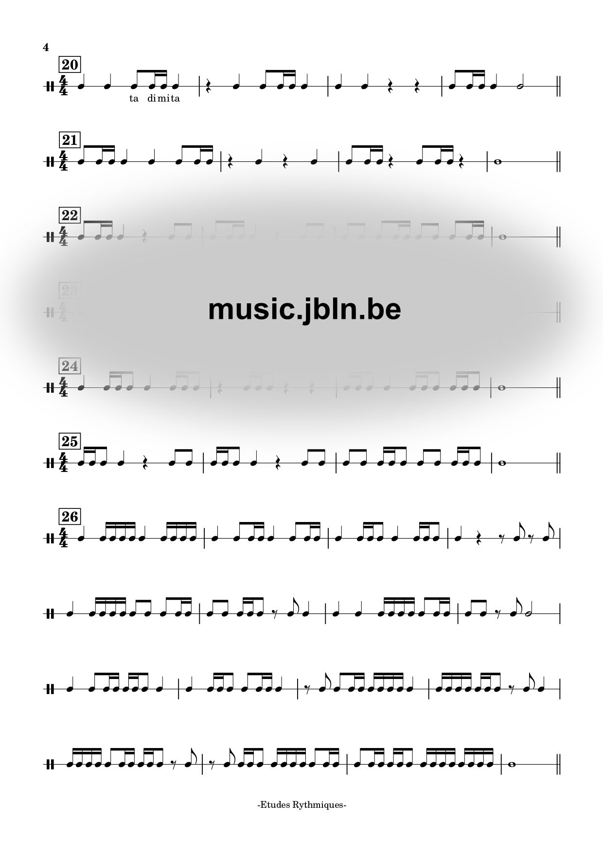 Etudes Rythmiques - Image 4